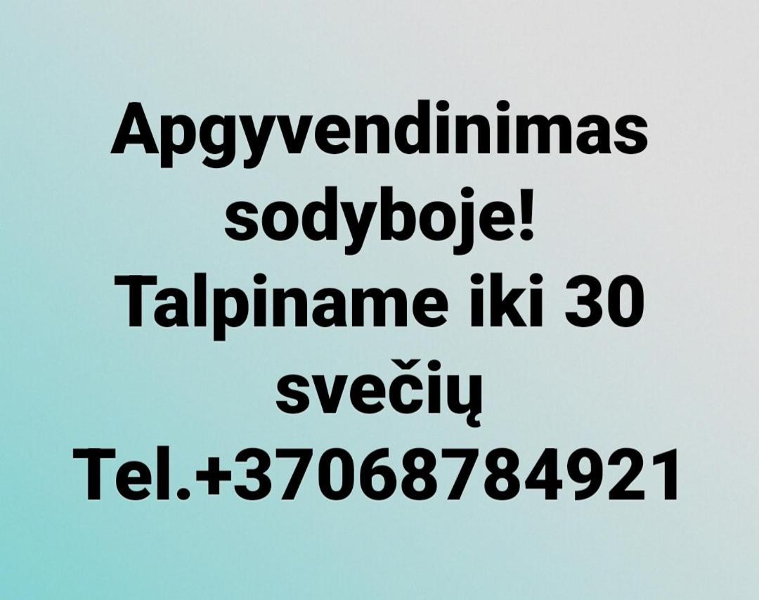 Sodyba Pas Jelena Rokiskis Ngoại thất bức ảnh